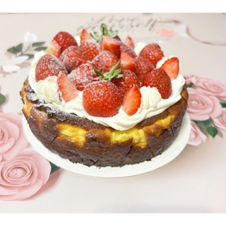草莓巴斯克乳酪蛋糕6吋