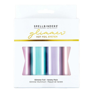 Spellbinders 粉彩色金箔組合 Glimmer Hot Foil Rolls Variety 4-Pack