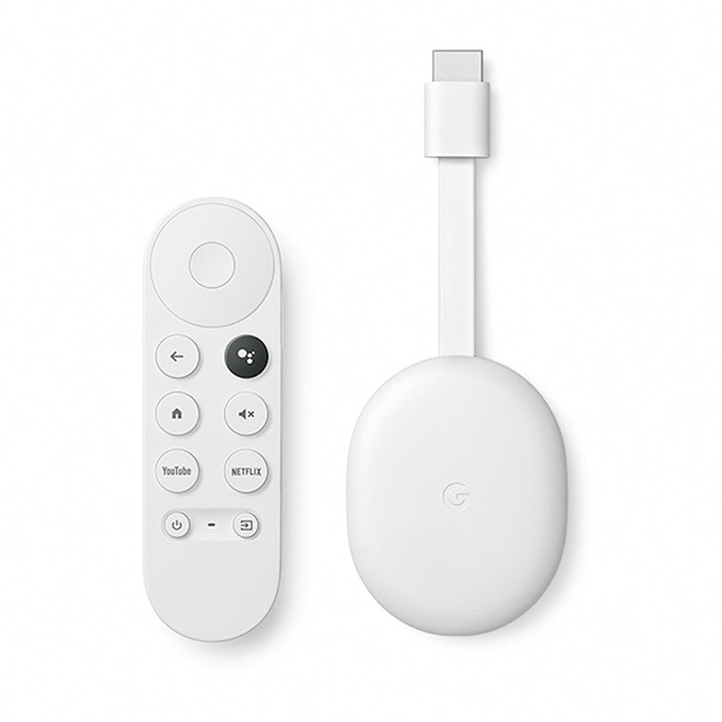 【現貨24小時寄出】Google Chromecast with Google TV 電視棒 4K 白色