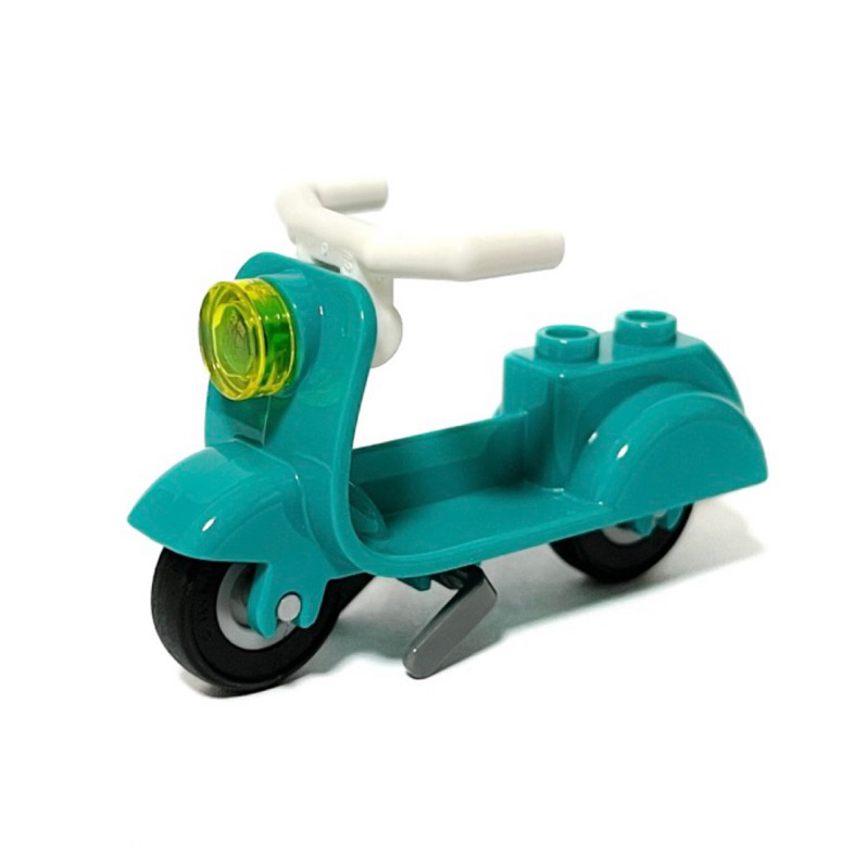 LEGO 樂高 松石綠 偉士牌 機車 黃色燈 全新品, 速可達 摩托車 41719 41709