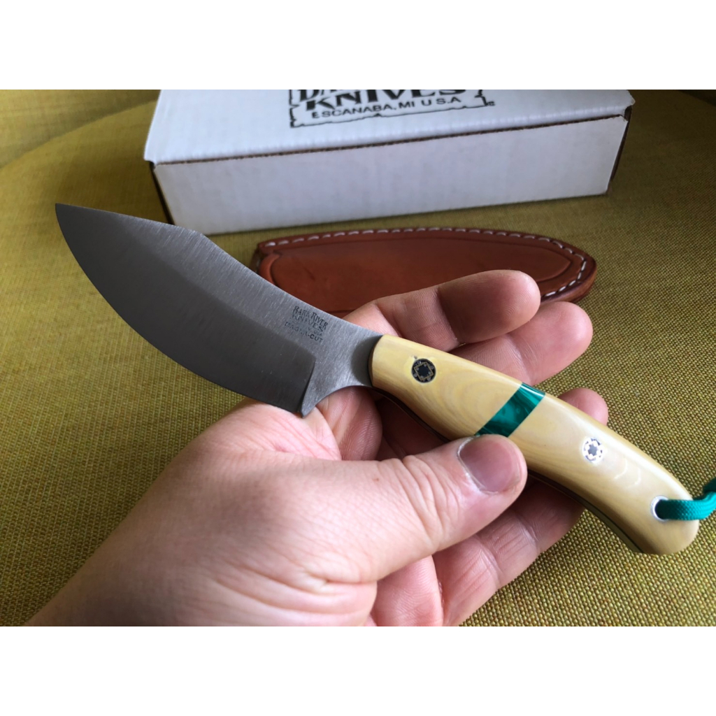 Bark River Knives JX6 直刀 MagnaCut 古董象牙米卡達柄 ((露營 EDC 隨身 廚師刀