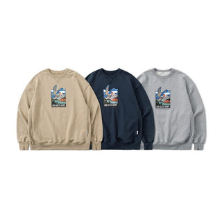 Filter017®Wild Goose Graphic Crewneck雁鴨圖像厚磅大學T [day triper]