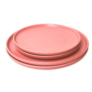 韓國NEOFLAM粉色陶瓷盤4件組