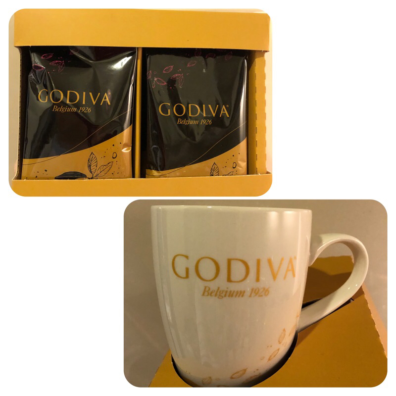 好市多GODIVA 歌帝梵即溶可可粉10包 馬克杯  頂級比利時巧克力