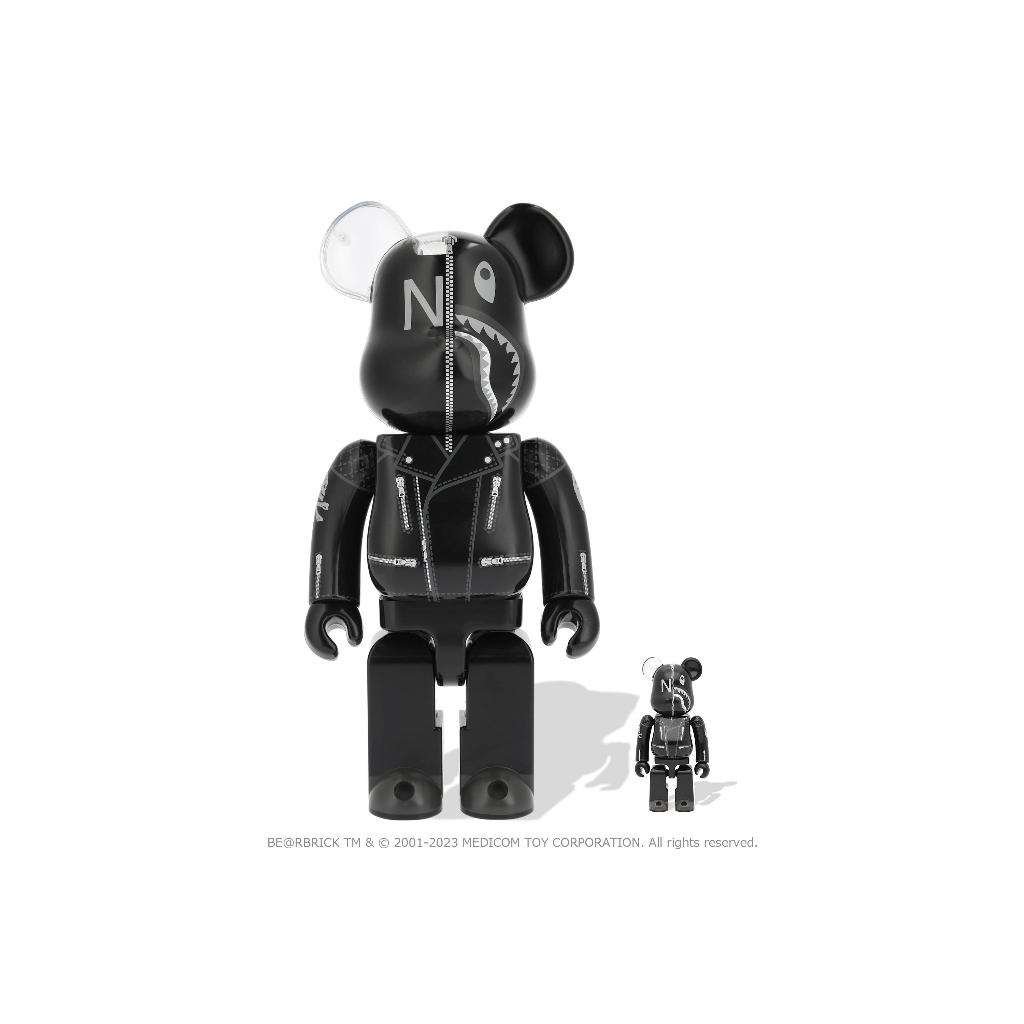 預購 全新 BE@RBRICK BAPE × NEIGHBORHOOD 100%&amp;400%