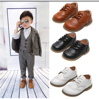 ❤️臺灣現貨❤️男童鞋子 搭配禮服鞋子 畢業鞋子 禮服必備 韓版男童皮鞋春季新款 兒童復古皮鞋軟底中小童童鞋男寶寶鞋