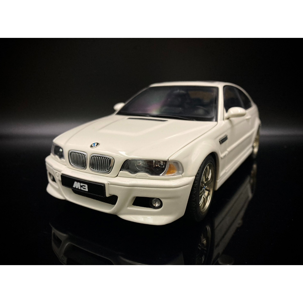 【收藏模人】Autoart BMW M3 E46 2001 寶馬 白色 1/18 1:18 無盒 70545