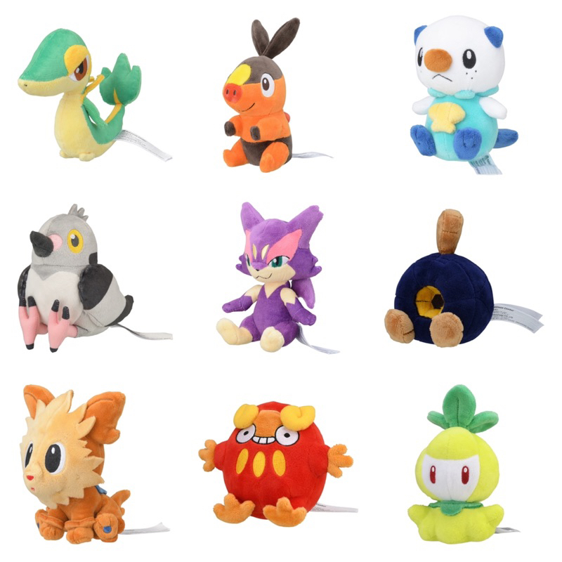 【部分現貨】日本寶可夢中心🇯🇵 合眾地區 全圖鑑 1 Fit 娃娃 掌上娃娃 玩偶 神奇寶貝 藤藤蛇  水水獺 索羅亞