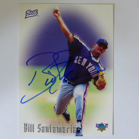 ~ Bill Santamaria ~MLB球星 1996年BEST.卡面簽.親筆簽名卡
