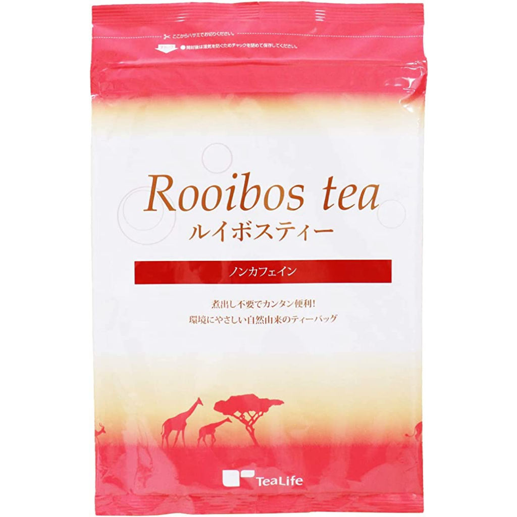 Tea Life Rooibos 茶 2.0g x 101 片（不含咖啡因 Rooibos 茶冷泡茶茶包）日本直郵