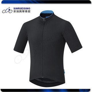 【新瑞興單車館】SHIMANO EVOLVE 男款短袖車衣 黑色 #SU3244