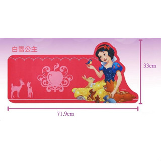 全新 迪士尼Disney 布面造型萬用滑鼠墊-白雪公主 71.9*33cm