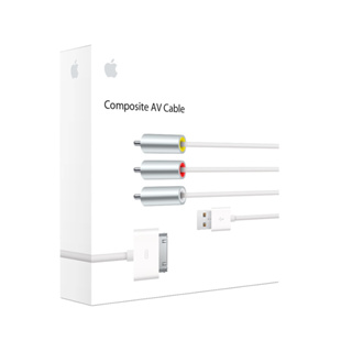 [龍龍3C] 蘋果 Apple 原廠 30Pin Composite AV Cable 轉接器 MC748FE