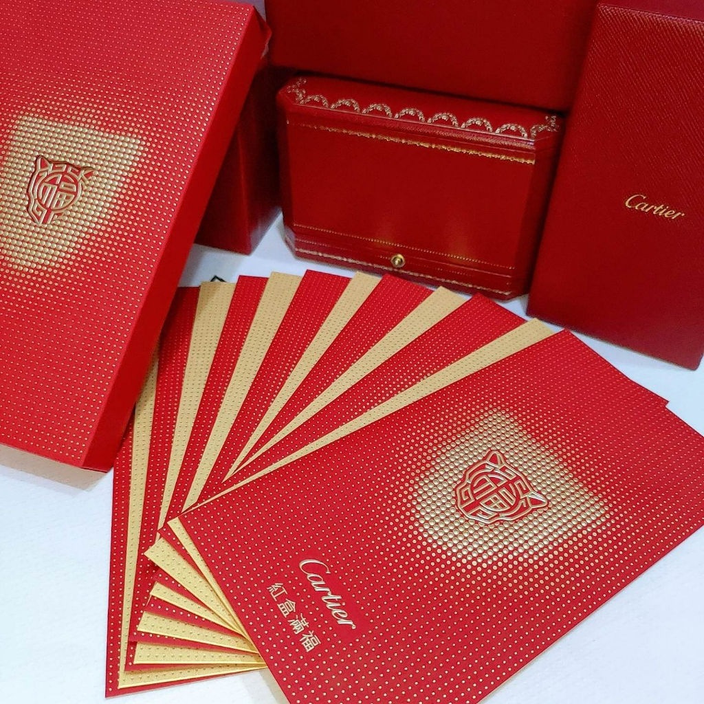 🎉 2023 Cartier VIP 紅包袋 專櫃正品 精品 紅包 卡地亞 正品 珠寶櫃 專櫃 紙袋 信封
