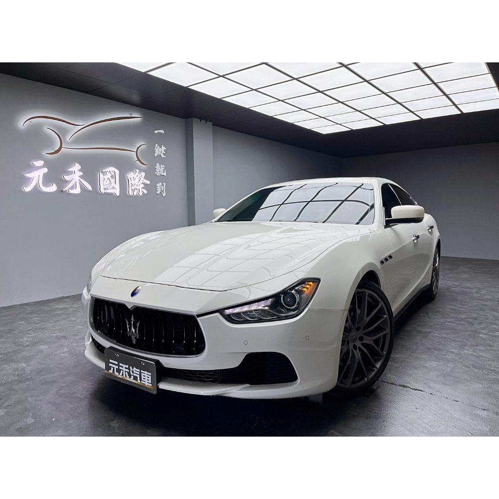 正2014年出廠 Maserati Ghibli Diesel 3.0 柴油 純淨白
