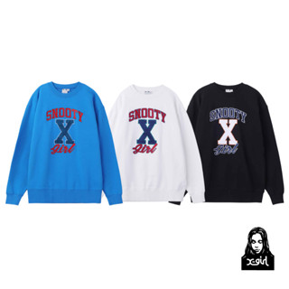 x-girl SNOOTY CREW SWEAT TOP 大學Ｔ105224012006