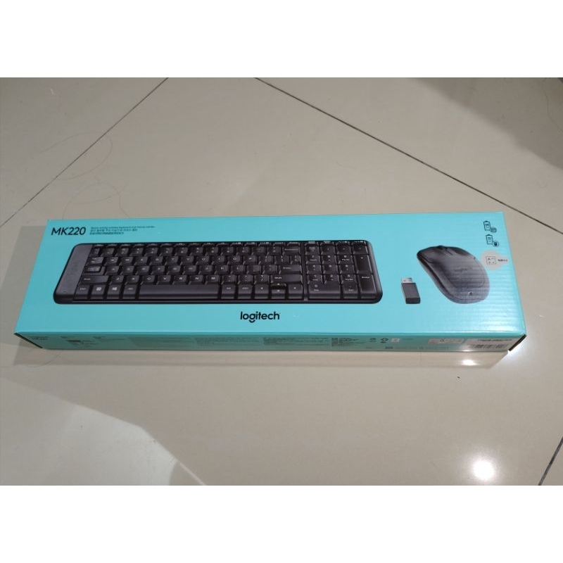 全新羅技無線鍵盤滑鼠 MK220 三年保(2022生產)