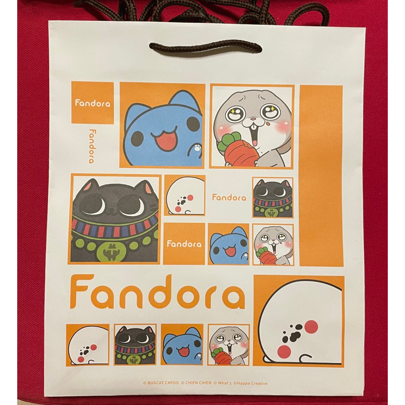鯨魚屋 咖波 貓貓蟲 紙袋 咖波紙袋 送禮 提袋 禮物袋 包裝袋 手提袋 Fandora 好想兔