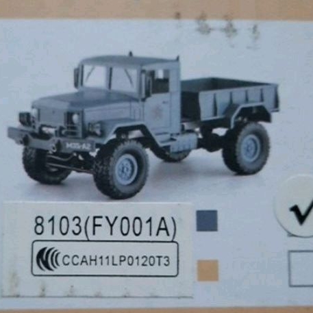 天母168   全新 像真軍卡 4WD 遙控車  含電池 充電線   FY001A   RTR 全套版   公司貨