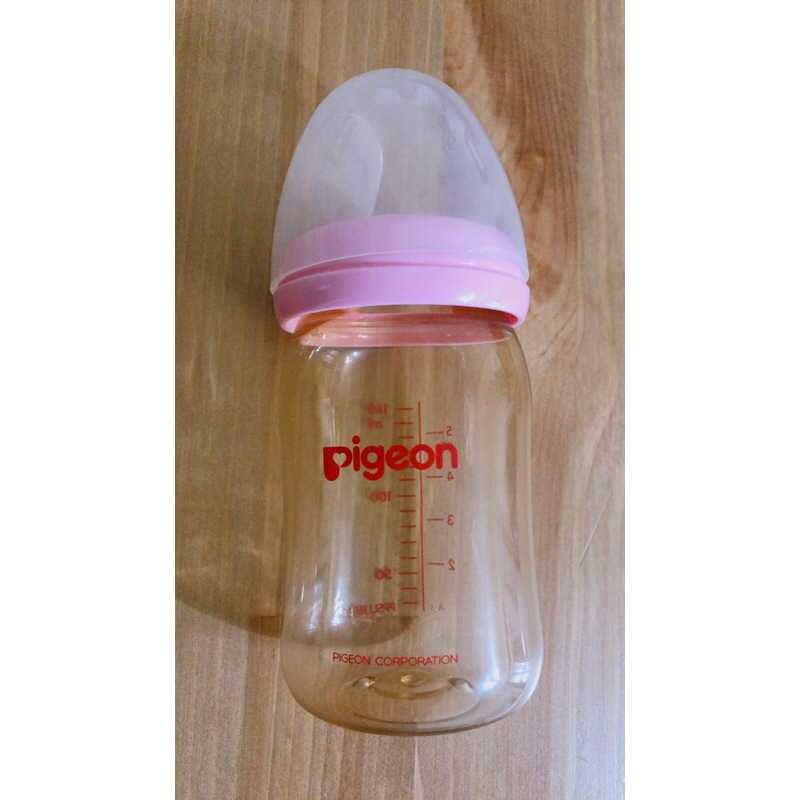 保留勿下單［二手］PIGEON 貝親 寬口徑母乳實感PPSU奶瓶 寬口奶瓶 160ml
