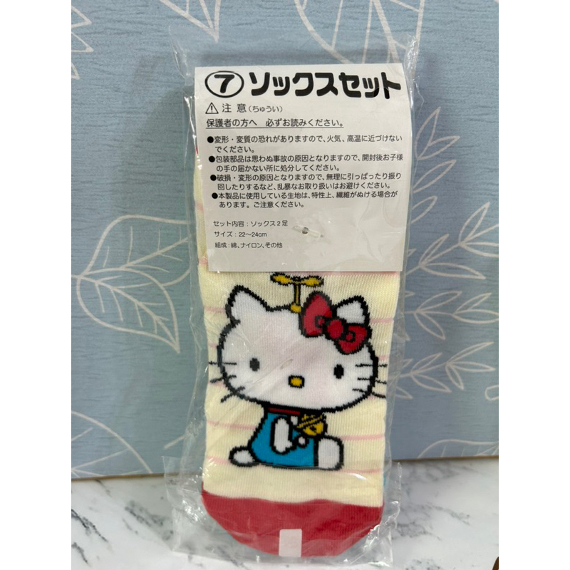 一番賞 三麗鷗 Sanrio 凱蒂貓 kitty 哆啦a夢 doraemon 聯名款 襪子 造型襪 台灣製造