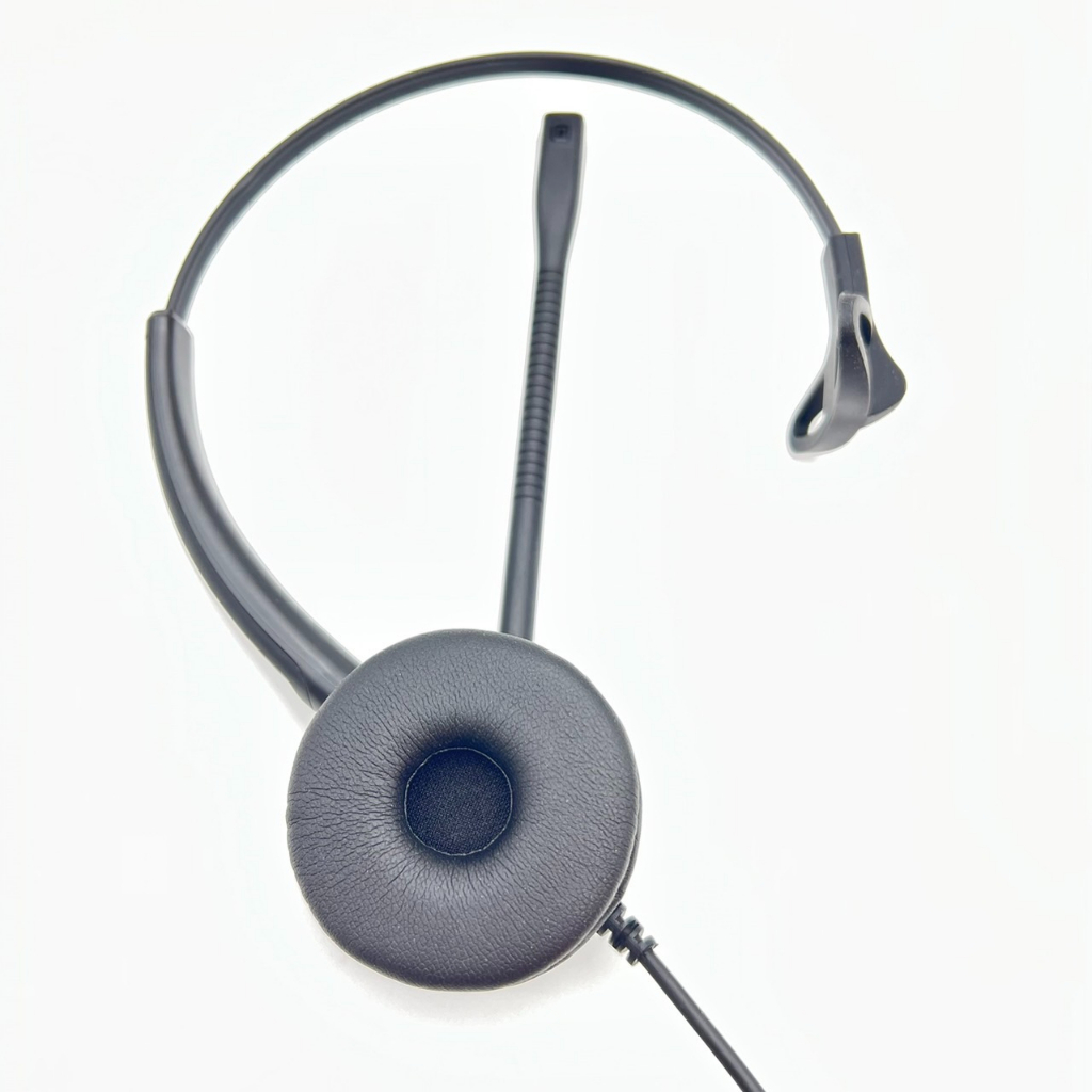 AVAYA專用 高端單耳耳機麥克風 FHVA100 電話專用耳機麥克風 舒適耳套 耐用耳套