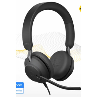 【Jabra】Evolve2 40 商務會議耳罩式耳機麥克風(頭戴式有線立體聲商用耳機麥克風)
