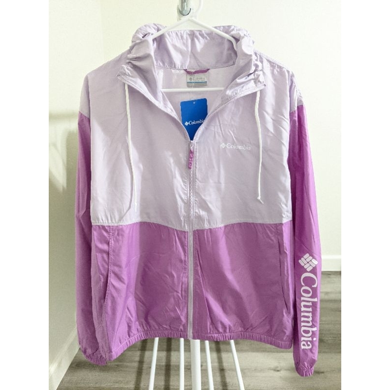 美國代購🇺🇸 Columbia 粉紫色系拼接 立領 外套 #女款