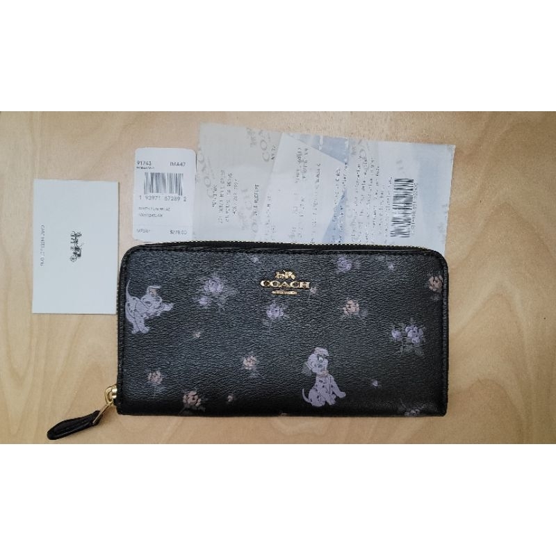 現貨 刷卡可分期 全新 正品 美國購入 絕版限量款 coach Disney 聯名款 長夾