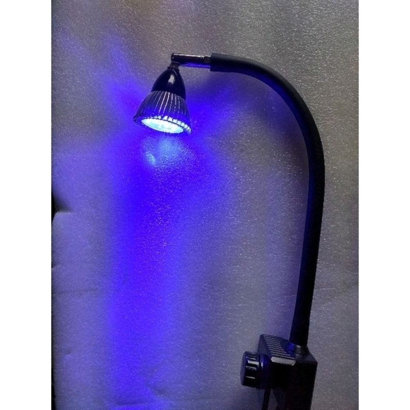 1尺5W大功率LED聚光型藍光水族夾燈