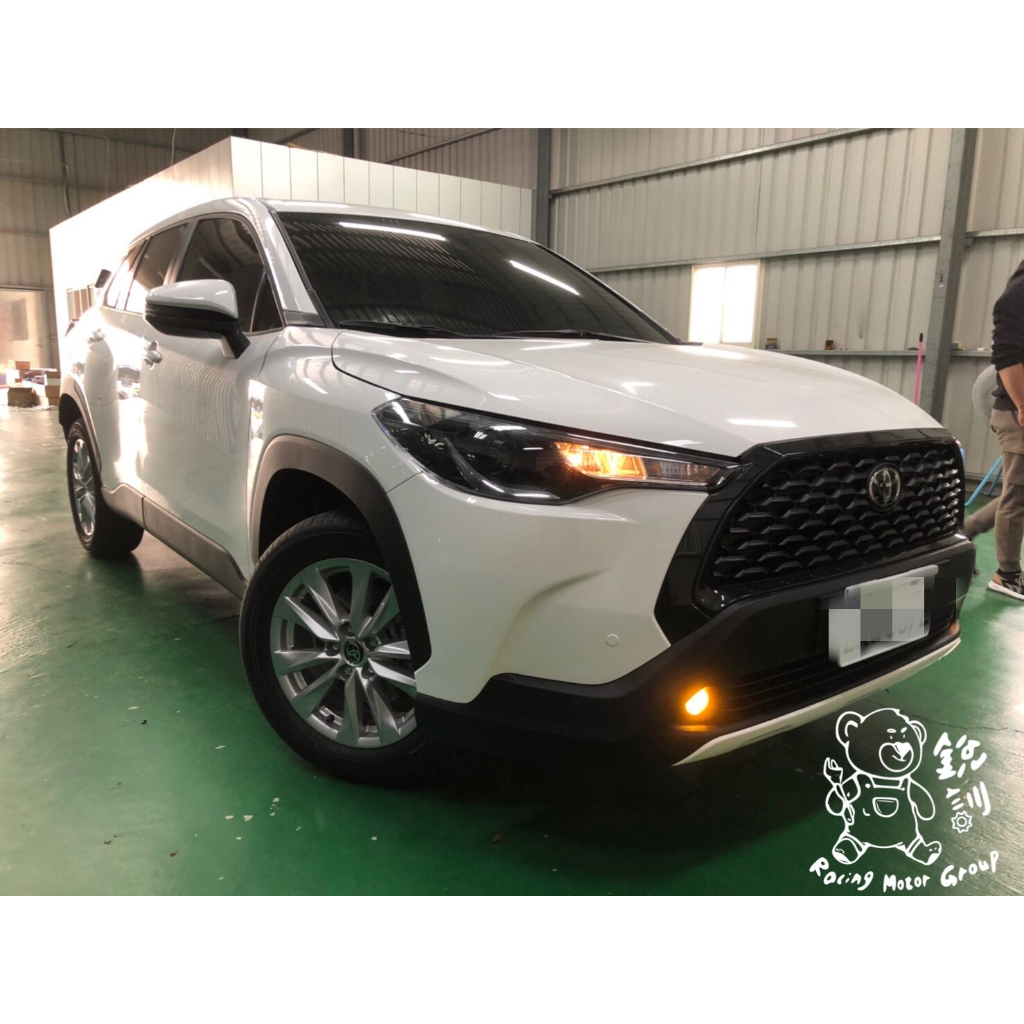 銳訓汽車配件精品-豐原店 Corolla Cross 安裝 原廠LED霧燈總成 +霧燈框 +線組+霧燈開關(黃光)