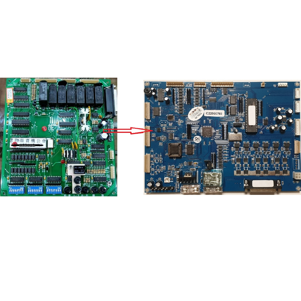 冠興 類冠興 財神爺 X師傅 類比娃娃機 改 數位主機板