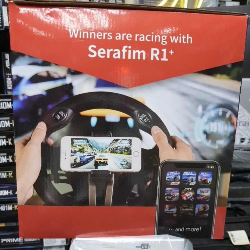 Serafim R1+ 賽車方向盤+踏板(支援安卓/iOS/Switch/PS4/Xbox/PC)全新附發票
