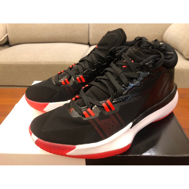 降價 Air Jordan Zion 1 PF US10.5 黑白紅 胖虎 錫安XDR 耐磨底 實戰籃球鞋 公司貨