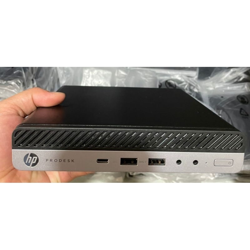 全新HP 600G3 mini+I5-7600T+8G+512gssd  6個USB都是3.1   600G3DM