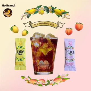 【美食館】韓國 NOBRAND 水果茶沖泡飲 單包 5包入 水蜜桃風味／檸檬風味