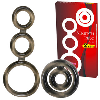 日本 Magic eyes STRETCH RING for MEN 2種 猛男伸縮套環(2入)