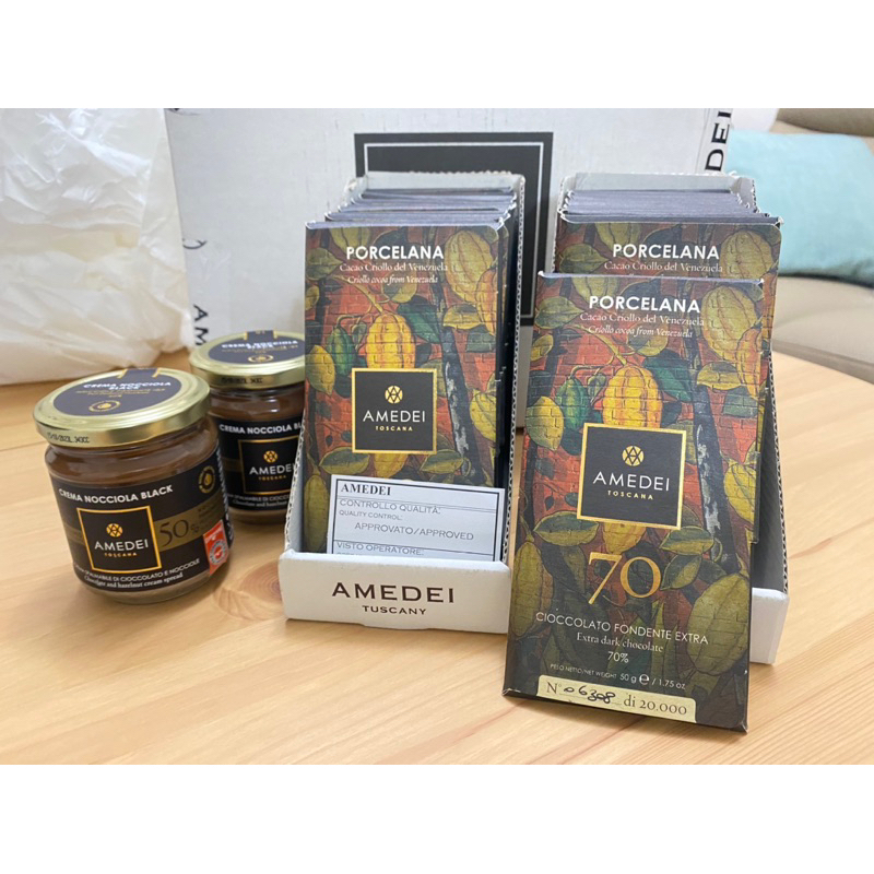 現貨🇮🇹 Amedei 巧克力 Porcelana 義大利進口 70% 黑巧克力片 原裝正品 限量產出 情人節