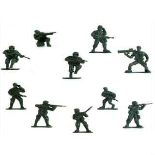 九成九新 只拆封檢查 散裝 小士兵模型 兵人 阿兵哥 軍人模型 玩具 軍事玩具 小綠人 玩具總動員