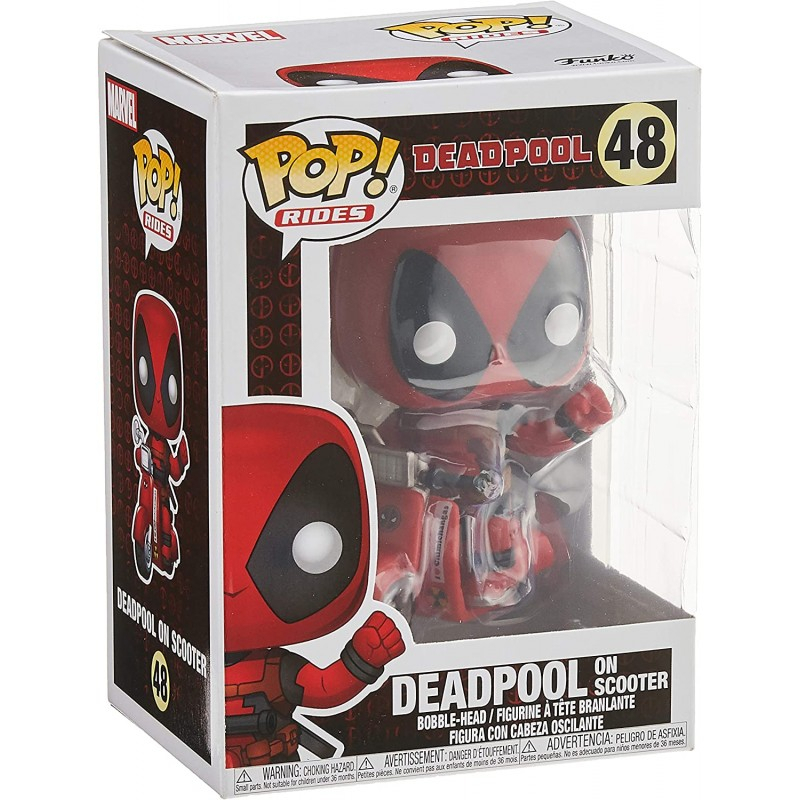 FUNKO POP 48 交通豪華組：漫威系列 - 死侍機車組 公仔 收藏 代理版 DEADPOOL 機車 MARVEL