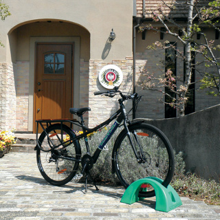 自行車室外停車擋 時尚可愛設計 半圓形造型 自行車掛架 單車收納架 腳踏車壁架 公路車車架 自行車車架