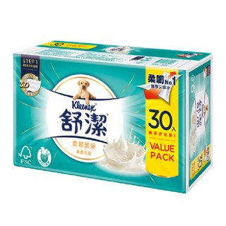 舒潔絲柔乳液抽取衛生紙超值包[箱購] 100PC抽30包/袋 x 3袋【家樂福】