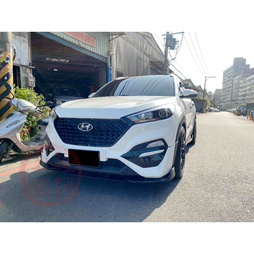 2019 TUCSON IX35 三片式 前下巴定風翼 蘆洲