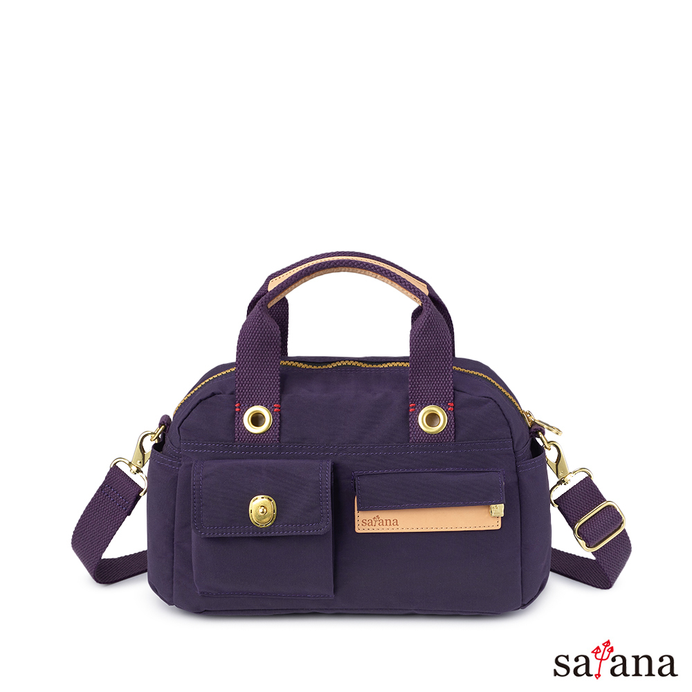【satana】Soldier 解構美好手提包-紫色(SOS2540)｜包包 手提包 斜背包 側背包 單肩包 女包