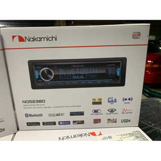 新竹湖口阿皓汽車音響：中道主機Nakamichi NQ523BD 藍芽音響主機＊AUX/MP3/USB＊公司貨