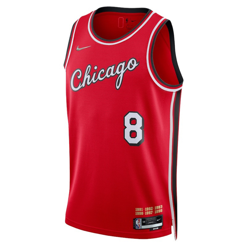 Zach Lavine NBA 2021-2022 Nike公牛隊 75週年城市版 球衣 Swingman Jersey