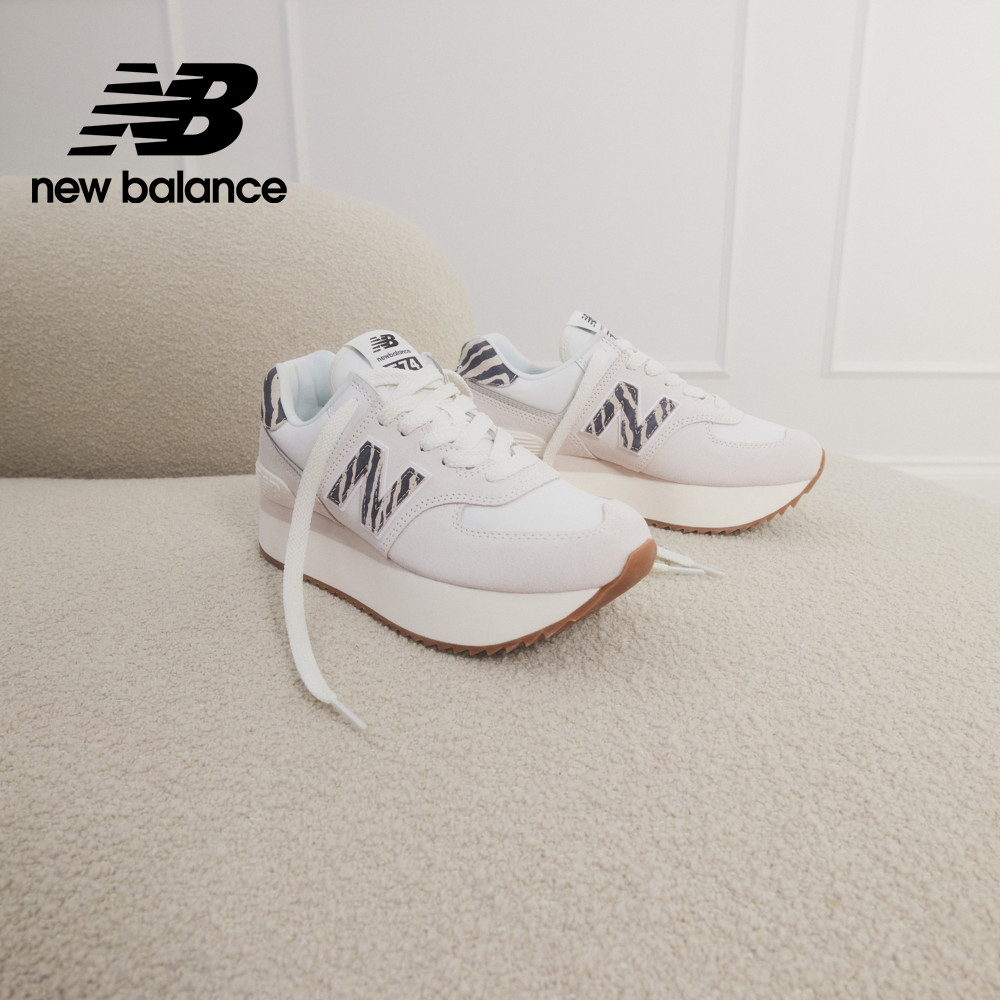 【New Balance】 NB 復古運動鞋_女性_燕麥白_WL574ZDD-B楦 574 (IU著用款)