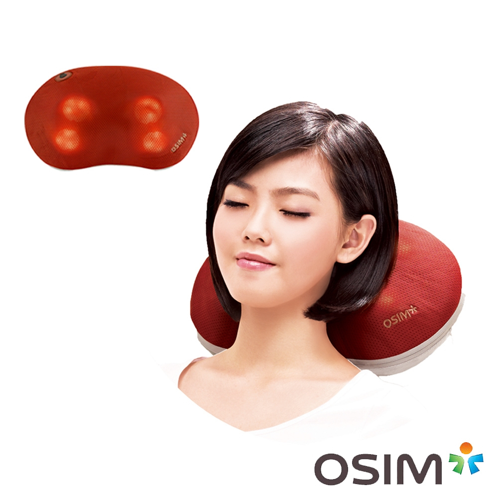 【二手免運】OSIM 暖摩枕(紅) OS-102 按摩枕 肩頸按摩 雙向揉捏 溫熱功能💆💆‍♀️💆‍♂️