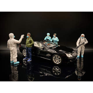 【收藏模人】AD American Diorama Covid-19 肺炎 快篩 消毒 人偶 場景 1:18 1/18