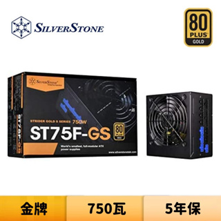SilverStone 銀欣 ST75F-GS 750瓦 金牌 全模組 電源供應器